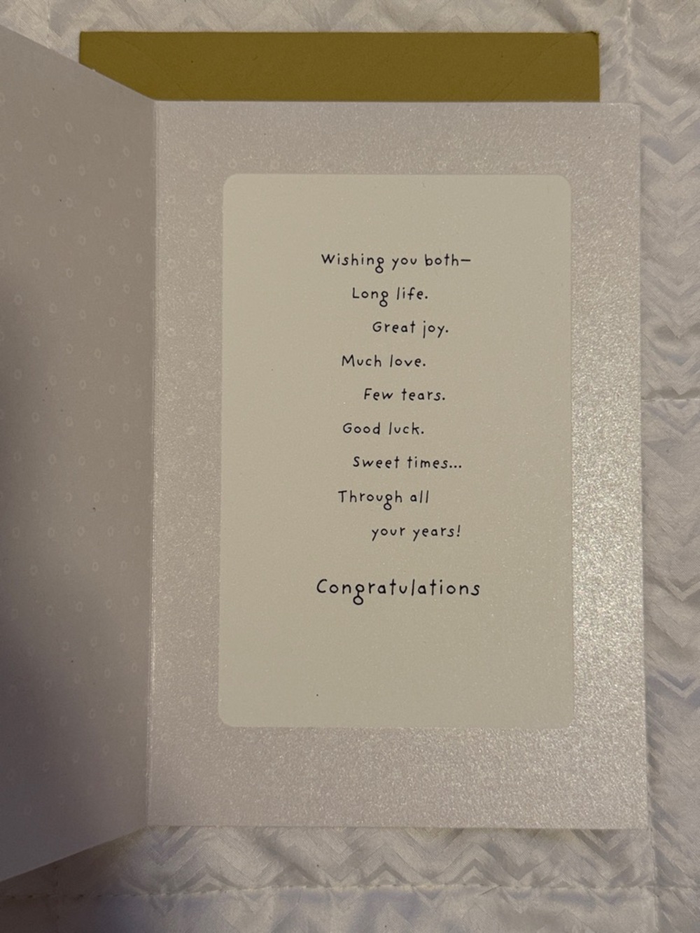 🌻 Bundle of 2 Hallmark Wedding Cards - Picture 6 of 7
